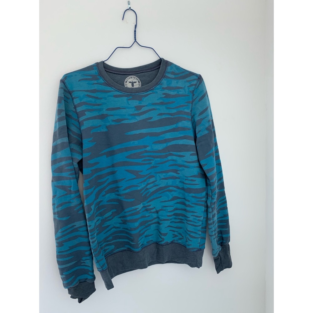 *Blue Sweater with Fun Print*